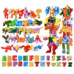 26-Piece GUDI Alphabet Transformer Toy Set