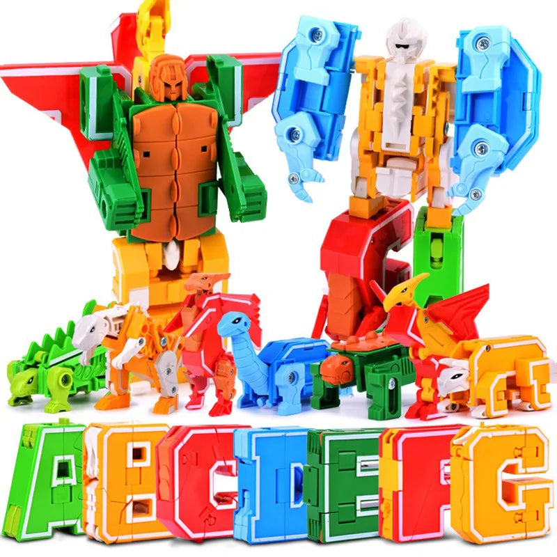26-Piece GUDI Alphabet Transformer Toy Set - Image 4