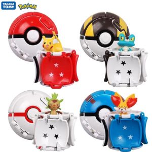 4-Piece TOMY Pokémon Elf Ball Set