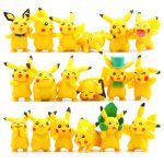 18-Piece Pokémon Pikachu Action Figure Set