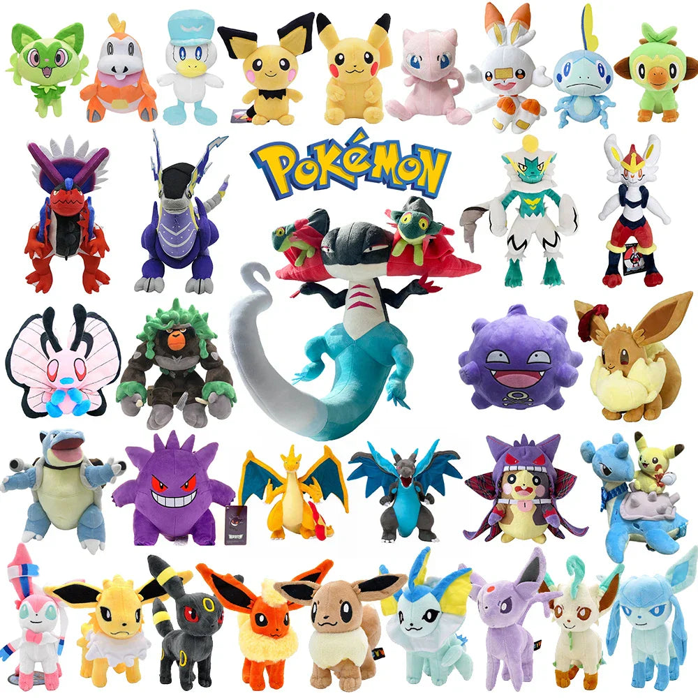 70 Styles Pokémon Plush Collection