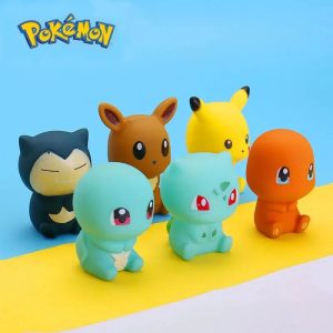 6Pcs Pokémon Pikachu Bath Toy Set