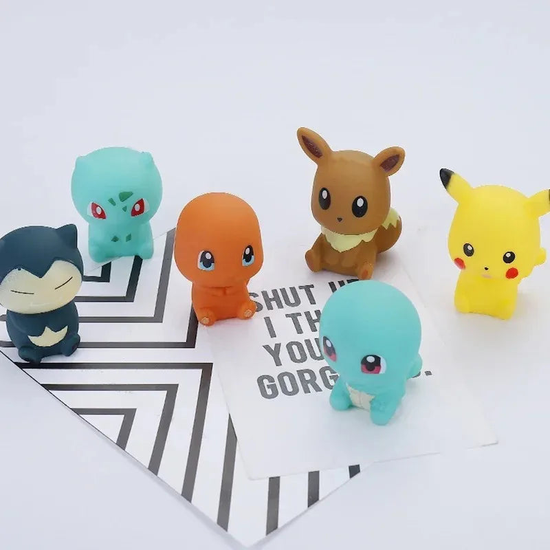6Pcs Pokémon Pikachu Bath Toy Set - Image 3