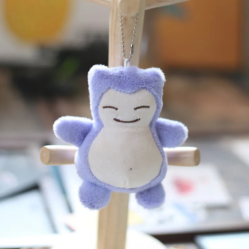3PCS Pokémon Snorlax Plush Keychains - Image 6
