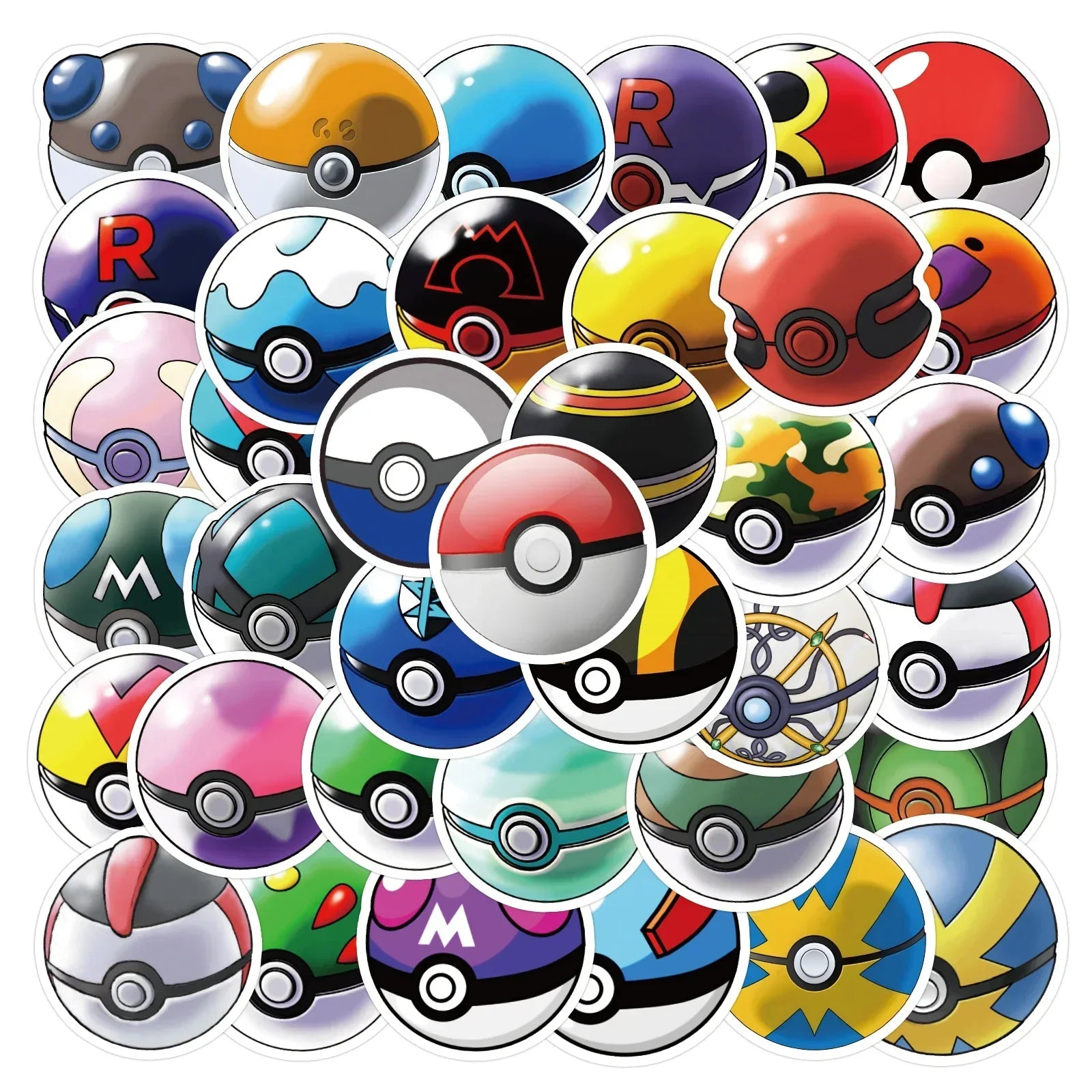 Neon Pokémon Stickers – Waterproof Anime Decals - Image 10