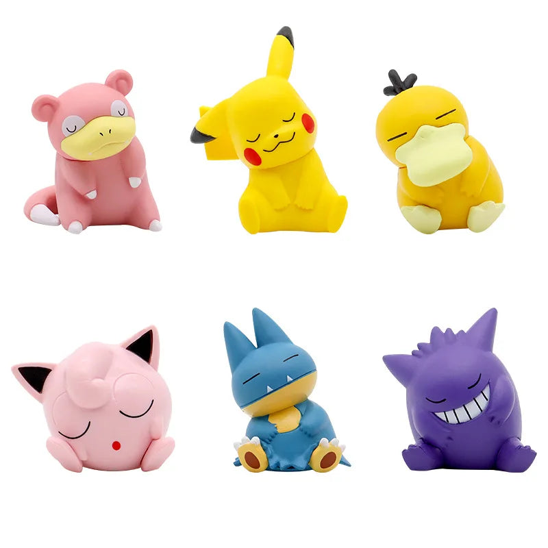 Pokémon "Shoulder-to-Shoulder Sleep" 6pcs Figure Set - Image 6